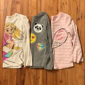 💕Girls 4T long sleeve shirt bundle💕